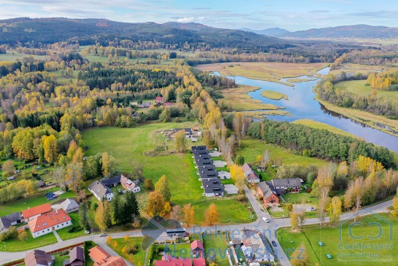 Moldau Park Nová Pec – stavební pozemek  874připravený k výstavbě