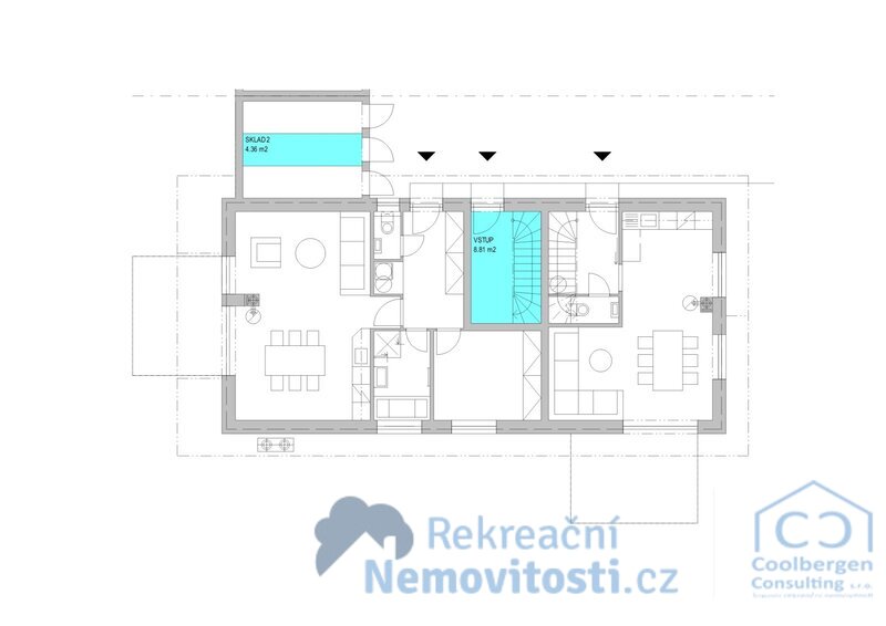 Podkrovní apartmán 3+kk s balkonem | Šumava – Nová Pec | klid, příroda, druhé bydlení
