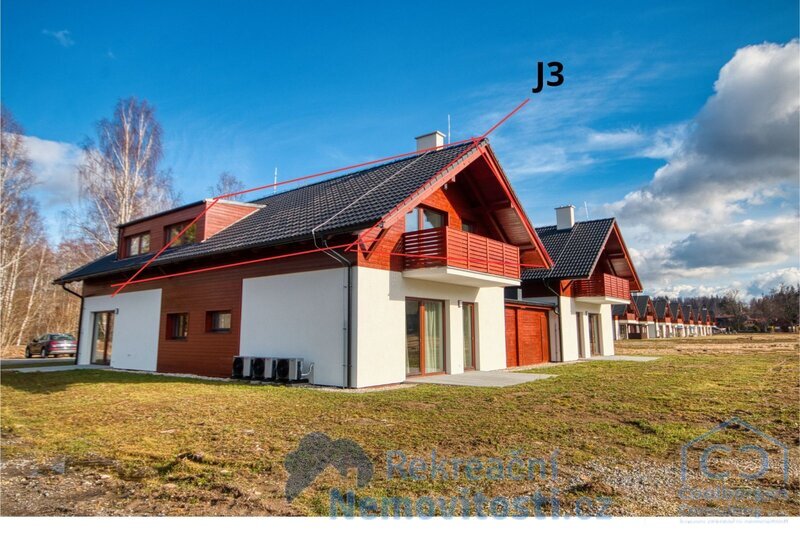 Podkrovní apartmán 3+kk s balkonem | Šumava – Nová Pec | klid, příroda, druhé bydlení