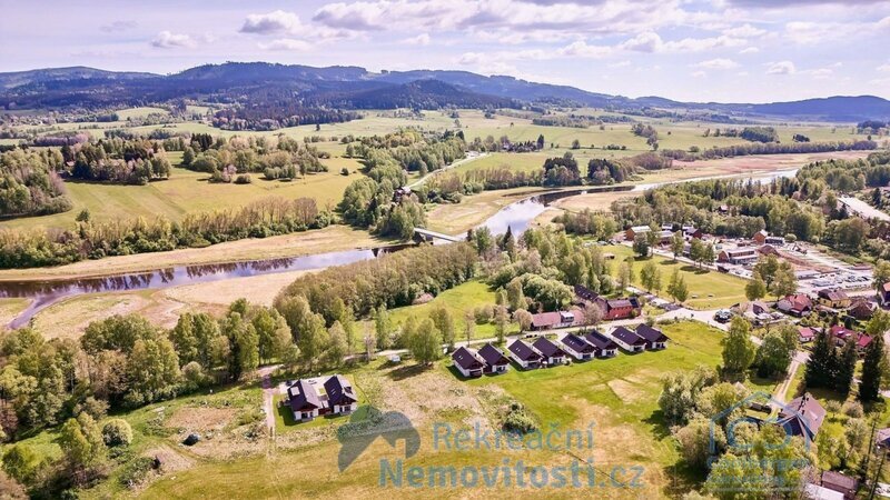 Horský apartmán u Nové Pece s krbem a výhledy do přírody