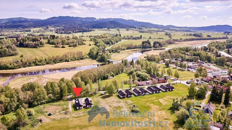 Horský apartmán u Nové Pece s krbem a výhledy do přírody