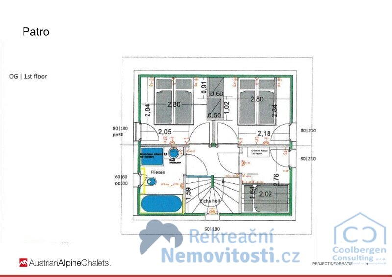 Luxusní horská chata u lanovky Kreischberg – 3 ložnice, sauna, top poloha