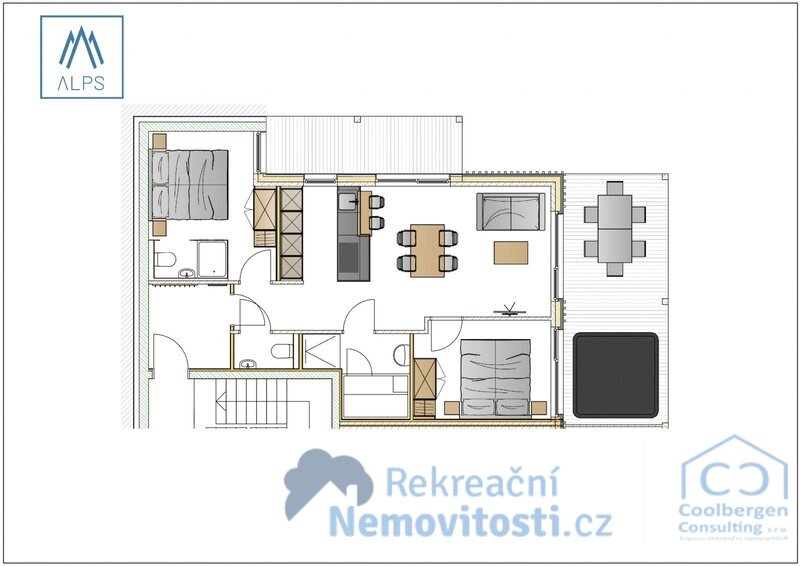 Schladming  - exkluzivní horský apartmán u sjedzdovky