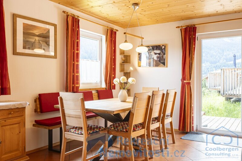 Alpská chata s výhledem na Bischofsmütze – 4 hodiny z Prahy, u sjezdovky!