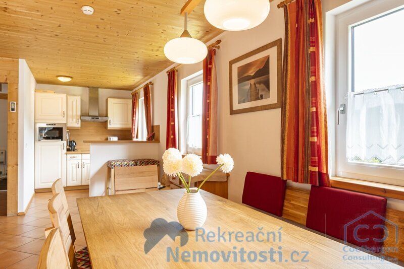 Alpská chata s výhledem na Bischofsmütze – 4 hodiny z Prahy, u sjezdovky!